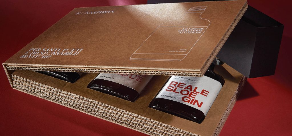 scatola personalizzata in cartone alveolare per bottiglie